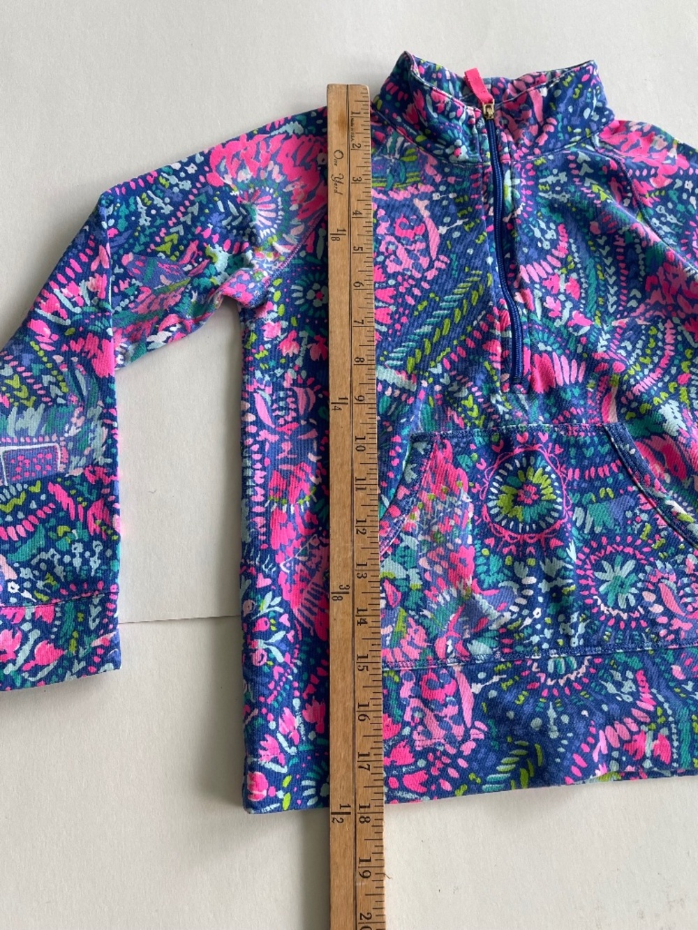 Lilly Pulitzer Girls No Prob Llama Little Skipper Popover - Picture 10 of 11
